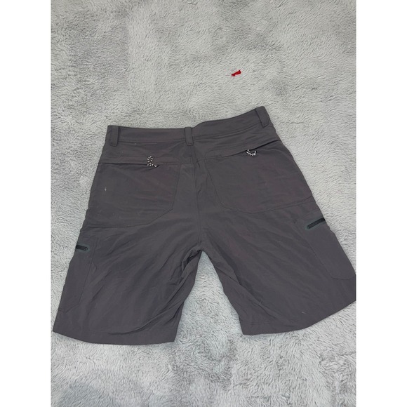 LL Bean Other - LL Bean Men's Grey Nylon Spandex Cargo Shorts Zip Pockets Outdoor Size 33